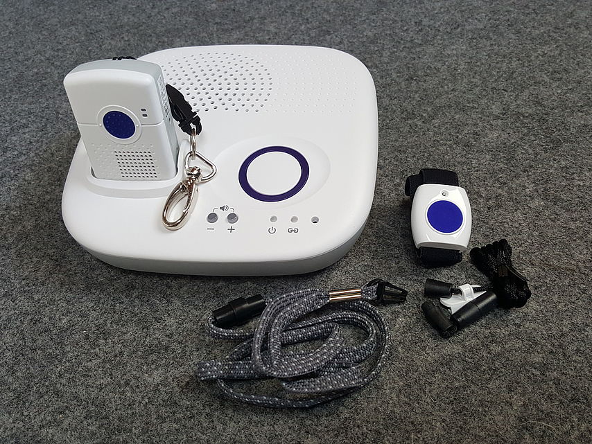 Mobilrufgerät mit Handsender