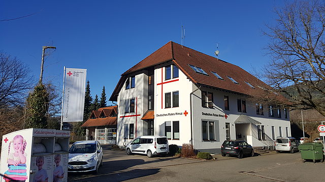 Hier ist das Gebäude des DRK-Kreisverbandes Wolfach zu sehen